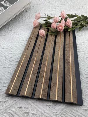 ตกแต่งกันน้ำ PS ภายใน 3D Wood Wall Paneling Cornice Molding