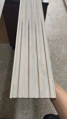 ตกแต่งกันน้ำ PS ภายใน 3D Wood Wall Paneling Cornice Molding