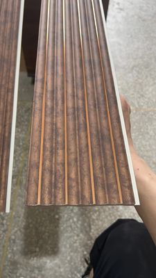 ตกแต่งกันน้ำ PS ภายใน 3D Wood Wall Paneling Cornice Molding