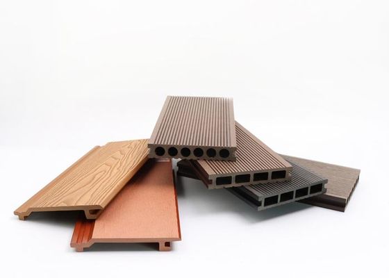 พลาสติกกันแตก WPC Decking WPC Terrace Board 140x25x2900