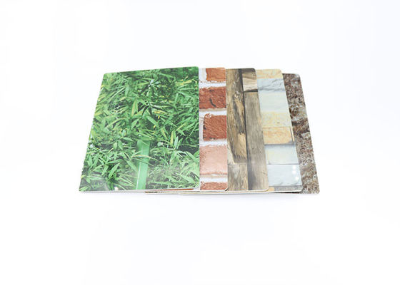 แผ่นหินอ่อน PVC UV 1220x2800mm ผนังภายในกันน้ำ