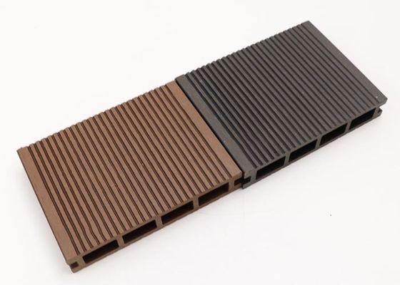 ลายไม้กลางแจ้ง WPC Decking 3D พื้นไม้พลาสติกคอมโพสิตลายนูน