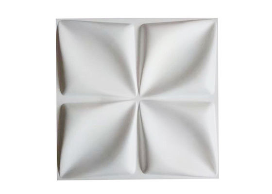 500x500mm แผ่นผนัง 3D ตกแต่ง PVC Home Diamond Gold Wall Panel