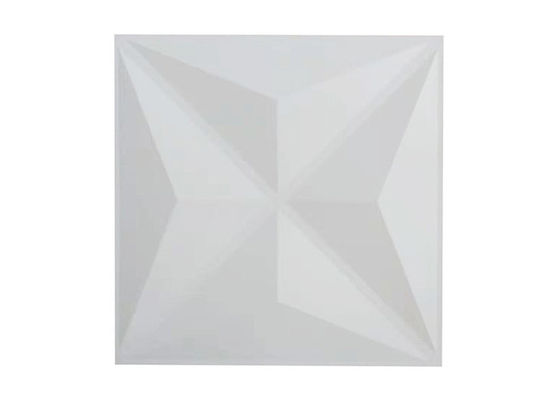 Art Wall Panel เรขาคณิตตกแต่ง 3D Wall Panels 3D PVC Wall Panel