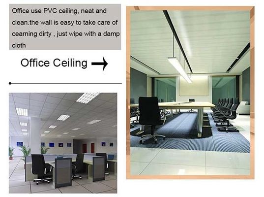 วัสดุก่อสร้าง ผนังฝ้าเพดาน PVC ตกแต่งภายใน