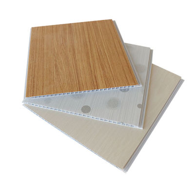 ฝ้าเพดานสูง PVC แผงผนังตกแต่งภายในบ้านห้องน้ำวัสดุก่อสร้าง