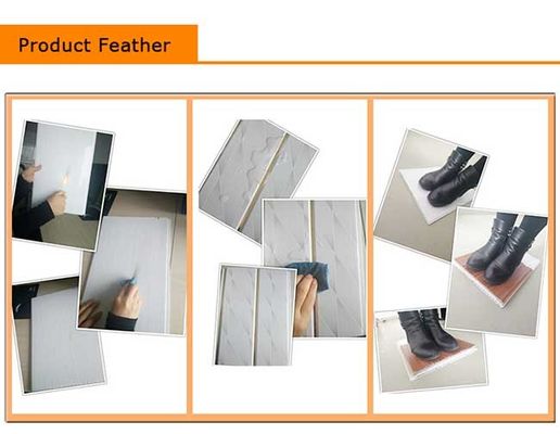 ฝ้าเพดานสูง PVC แผงผนังตกแต่งภายในบ้านห้องน้ำวัสดุก่อสร้าง