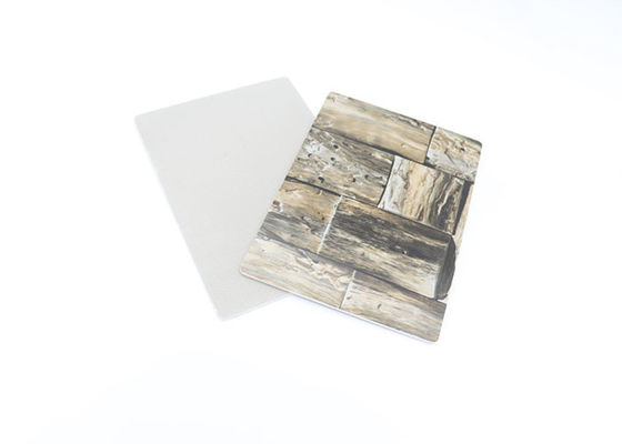 1220x2800mm PVC Marble Composite Tile แผ่นโปร่งแสง Pvc Uv