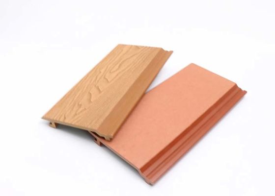 วัสดุตกแต่งผนังภายนอก WPC HDPE 148x21 มม. หลายสี