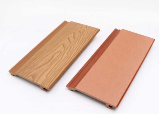 วัสดุตกแต่งผนังภายนอก WPC HDPE 148x21 มม. หลายสี