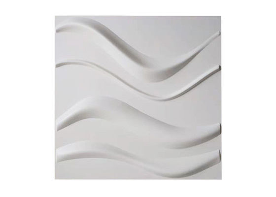 Fireproof Modern Art Rich Models PVC 3D Wall Panel สำหรับตกแต่งภายในอาคาร