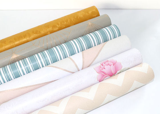 ไวนิล Self Adhesive PVC Wall Paper Rolls ของตกแต่งบ้านสุดหรู