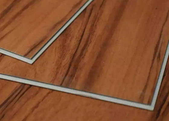 ลายไม้ 180x1220x4mm คลิกพื้น SPC พื้นพลาสติก PVC กันน้ำ
