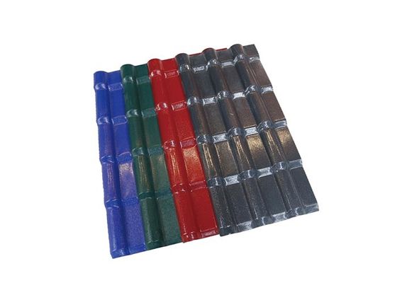 ASA กระเบื้องหลังคาพีวีซีเรซินสังเคราะห์ ASA แผ่นหลังคาพลาสติก UPVC ลูกฟูก