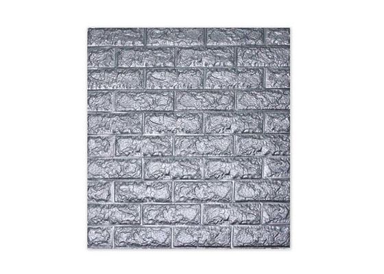 Self Adhesive 3D Foam Brick โฟมตกแต่งผนังสติ๊กเกอร์ม้วนสำหรับตกแต่งห้องนั่งเล่น