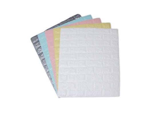 กันน้ำ DIY Art Decor interior PE Foam Wallpaper 3D Wallpaper Brick 77cm