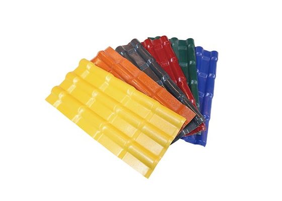 กระเบื้องหลังคา PVC น้ำหนักเบา 0.8 มม. - วัสดุมุงหลังคาพลาสติก 3.2 มม. กระเบื้องหลังคา Asa Pvc