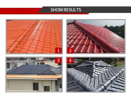 ASA APVC UPVC กระเบื้องหลังคา PVC แผ่นหลังคาพลาสติกลูกฟูก