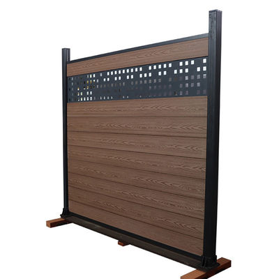 1.8m X 1.8m Wpc Fence Panels Embossed Co - Extrusion Outdoor Home Boards