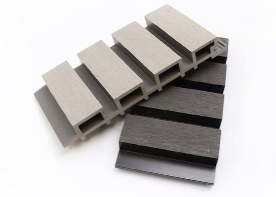 ลายไม้ภายนอก WPC Wall Panel Outdoor Cladding Co Extrusion Fireproof