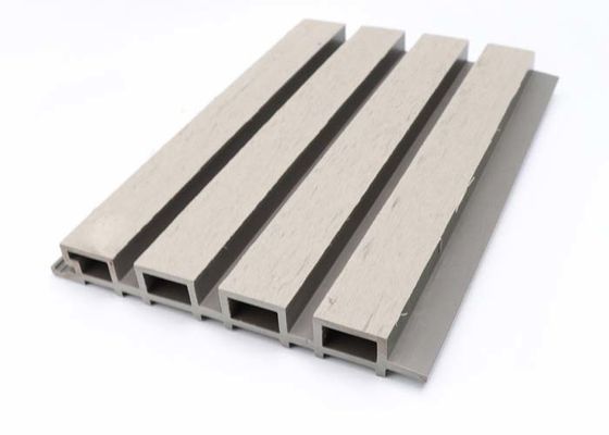 ลายไม้ภายนอก WPC Wall Panel Outdoor Cladding Co Extrusion Fireproof