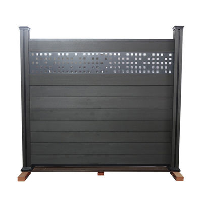 Garden Co Extrusion Wpc Fence Panel ไม้พลาสติกคอมโพสิตกันเชื้อรา