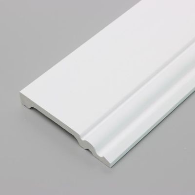 กระเบื้องตกแต่งรอบสีขาวรองพื้นรองพื้นด้วยไฟ LED