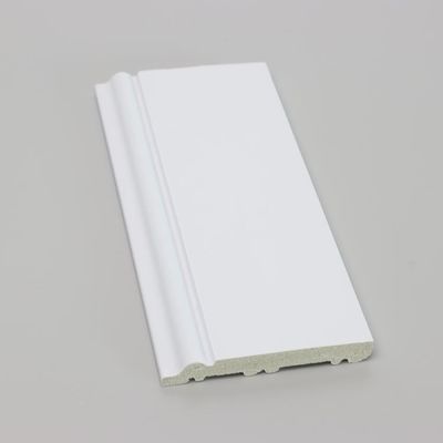 OEM Ps ไม้บัวผนัง กระดานข้างก้นโพลีสไตรีน สีขาว 2.9ม