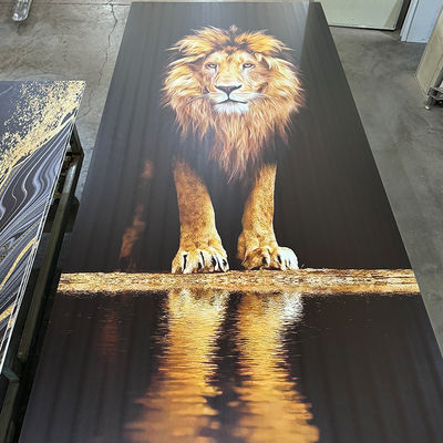 4 * 8 ฟุต UV PVC ใบมาร์บอร์ กันน้ํา หนาว stamping / 3D พิมพ์ภายในแผ่น UV บอร์ด