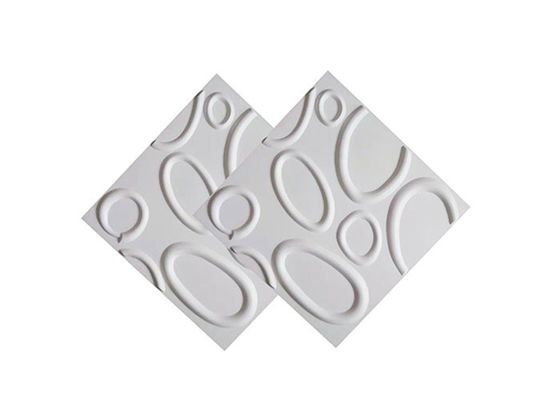 ของตกแต่งบ้าน Modern 3D Wall Panels PVC สำหรับตกแต่งภายในบ้าน