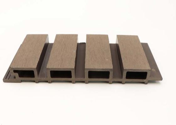 ผนังด้านนอกทำจากไม้พลาสติกคอมโพสิต PVC WPC Wall Cladding