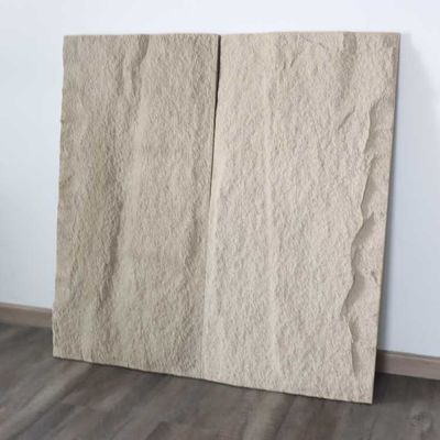 ของแต่งบ้าน แผ่นหินวัฒนธรรม PU เทาเข้ม โพลียูรีเทนจำลอง 120*60ซม