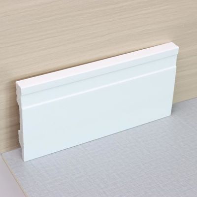 OEM Ps ไม้บัวผนัง กระดานข้างก้นโพลีสไตรีน สีขาว 2.9ม