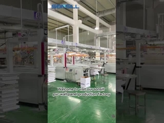 ผนังพีวีซีไม้ไผ่ตกแต่งภายในกันไฟ