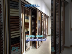 แผ่นผนังโพลีสไตรีน 122x12 มม. PS แผ่นผนังตกแต่งบ้าน SGS