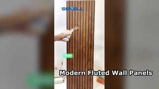 8. แผ่นผนังฝ้าเพดานพีวีซีร่อง