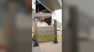 รั้ว WPC กลางแจ้ง