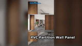 แผงผนังกั้นห้อง PVC